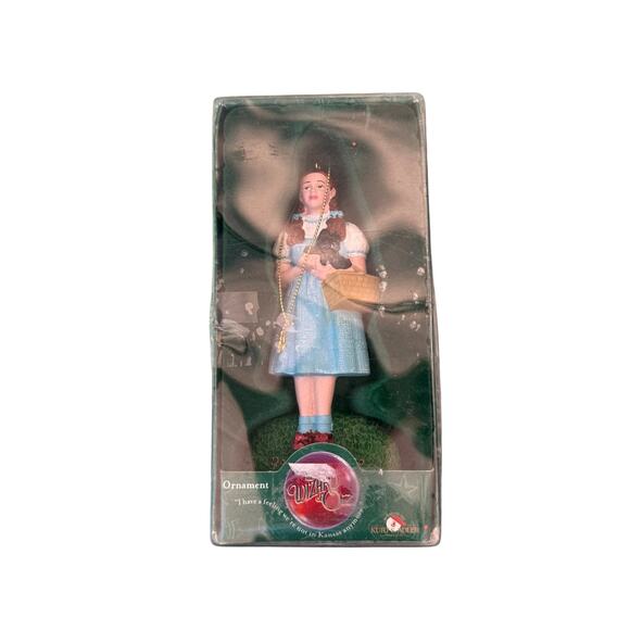 Vtg 2001 Kurt Adler Wizard of Oz Dorothy & Toto Christmas Ornament Excellent - Picture 1 of 5